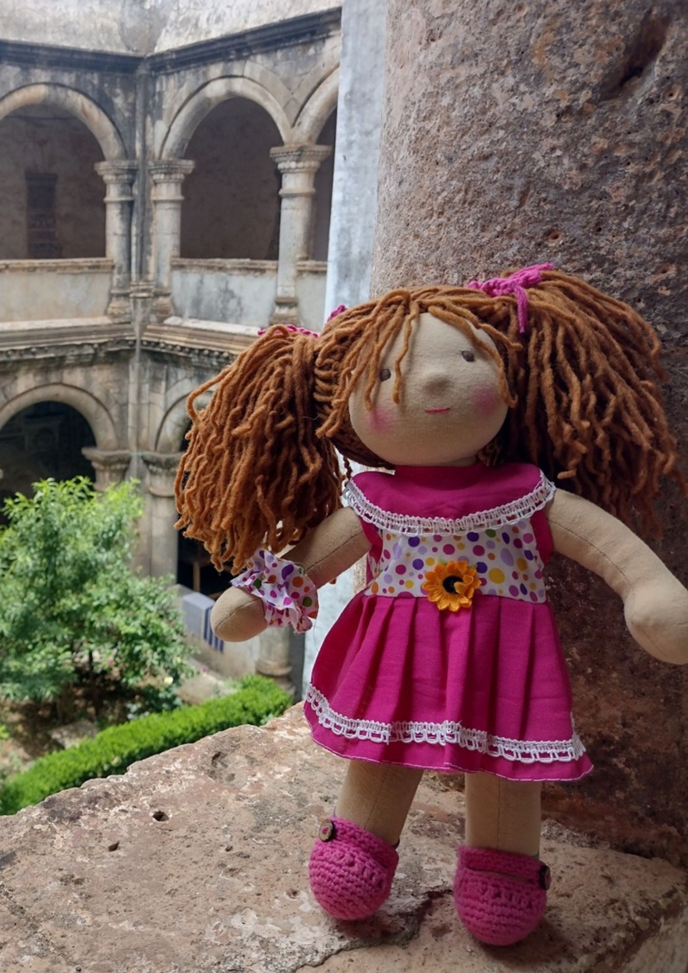 Lúa de paseo por los geositios geositios